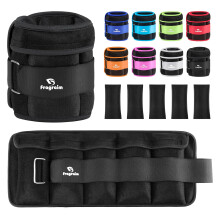 Adjustable Ankle Weights for Women Men Kid 1-2 kg Pair, Leg Wrist Arm Weight for Pilates, Jogging, Gymnastics, Aerobics, Exercise, Training Physical