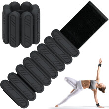 KOOOGEAR 2 PCS Adjustable Wrist Weights Ankle Weights Set for Exercise Walking Jogging Yoga Aerobics Pilates Dance Running Swimming Fitness Wristband