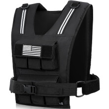 BAGAIL Weighted Vest for Strength Training, Removable Iron Weights, Adjustable Bust Size, Heavy Duty Fitness Vest for Man Woman, Ideal for Gym