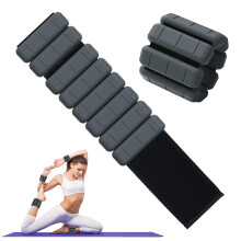 TOPESCT Wearable Wrist Ankle Weights Set of 2(1 lb/2 lbs Each),Adjustable Arm Weighted Bracelet for Strength Training Walking Running Pilates Jogging