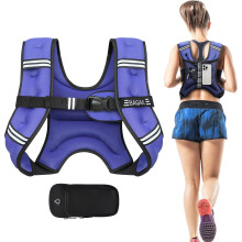 BAGAIL Weighted Vest for Strength Training, Bust Size Adjustable, Convenient Pocket, Iron Sand Weighted Vests, Ideal for Gym Workouts, Yoga Training