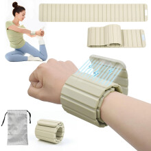 Adjustable Ankle and Wrist Weights for Women & Men - Ultra-Thin Magnetic Design, Skin-Friendly Silicone with Steel Blocks for Yoga, Pilates,
