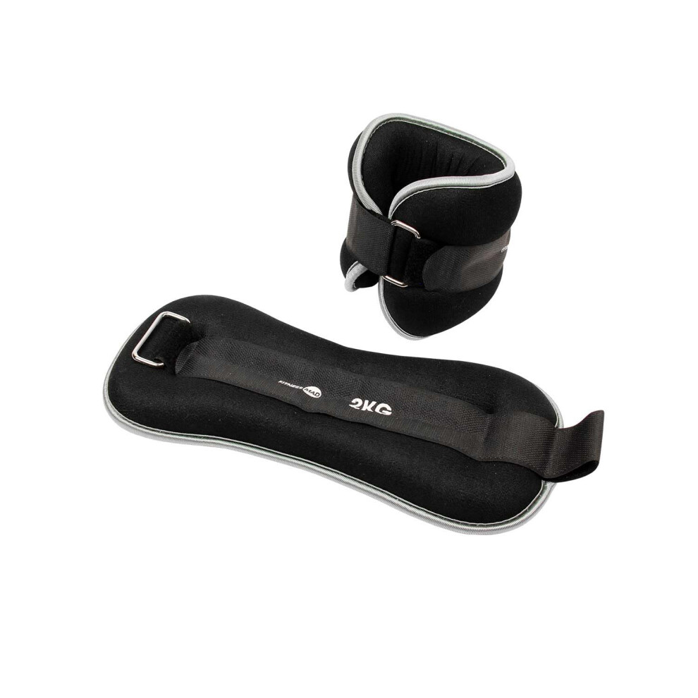Fitness Mad Adjustable Wrist & Ankle Weights, 0.5Kg, 1Kg, 2Kg