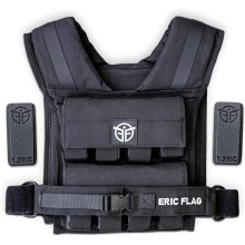 ERIC FLAG Weighted Vest 20kg for Men & Women - Adjustable Weighted Vest with Removable Weights - Comfortable & Durable, 1000D Oxford - Ideal for