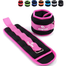 Ankle Weights for Women, Men and Kids - 1.5kg x 2 Strength Training Leg/Wrist/Arm Weight with Adjustable Strap for Pilates, Jogging, Gymnastics,