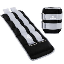 Ankle Weights for Women, Men and Kids - 5kg x 2 Strength Training Leg/Wrist/Arm Weight with Adjustable Strap for Pilates, Jogging, Gymnastics,
