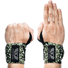 WARM BODY COLD MIND - Premium Weight Lifting Wrist Wraps for Crossfit, Powerlifting, Deadlift, Gym, Workout, Exercises & Fitness, Heavy-Duty Wrist