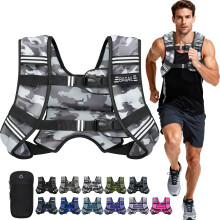 BAGAIL Weighted Vest for Strength Training, Bust Size Adjustable, Convenient Pocket, Iron Sand Weighted Vests, Ideal for Gym Workouts, Yoga Training