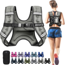 BAGAIL Weighted Vest for Strength Training, Bust Size Adjustable, Convenient Pocket, Iron Sand Weighted Vests, Ideal for Gym Workouts, Yoga Training