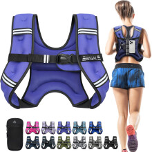BAGAIL Weighted Vest for Strength Training, Bust Size Adjustable, Convenient Pocket, Iron Sand Weighted Vests, Ideal for Gym Workouts, Yoga Training