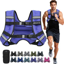 BAGAIL Weighted Vest for Strength Training, Bust Size Adjustable, Convenient Pocket, Iron Sand Weighted Vests, Ideal for Gym Workouts, Yoga Training