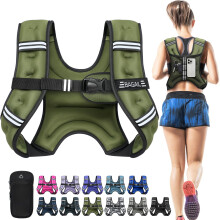 BAGAIL Weighted Vest for Strength Training, Bust Size Adjustable, Convenient Pocket, Iron Sand Weighted Vests, Ideal for Gym Workouts, Yoga Training