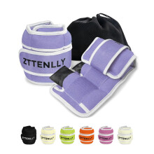 ZTTEN Adjustable Ankle Weights & Wrist Weights 1.8-9kg Neoprene Straps for Adults/Kids - Compact Design for Fitness, Yoga, Running