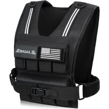 BAGAIL Weighted Vest for Strength Training, Removable Iron Weights, Adjustable Bust Size, Heavy Duty Fitness Vest for Man Woman, Ideal for Gym