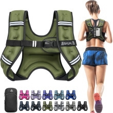 BAGAIL Weighted Vest for Strength Training, Bust Size Adjustable, Convenient Pocket, Iron Sand Weighted Vests, Ideal for Gym Workouts, Yoga Training