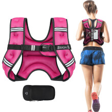 BAGAIL Weighted Vest for Strength Training, Bust Size Adjustable, Convenient Pocket, Iron Sand Weighted Vests, Ideal for Gym Workouts, Yoga Training