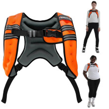 ApexTide Weighted Vest for Women Men 3kg 5kg 8kg, Weight Vest with Reflective Stripe and Double Adjustable Buckle Straps, Ideal for Gym, Strength