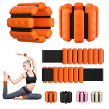Wrist & Ankle Weights for Women, Wearable Strong Arm & Leg Weights Set of 2(1Lbs Each), Adjustable Ankle Weights for Walking, Yoga, Dance,