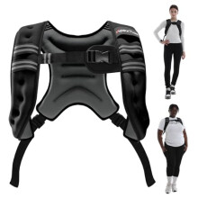 ApexTide Weighted Vest for Women Men 3kg 5kg 8kg, Weight Vest with Reflective Stripe and Adjustable Buckle Straps, Ideal for Gym, Strength Training,