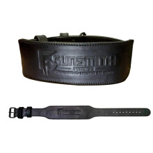 GUNSMITH FITNESS APEX Weight Lifting Belt - Handmade Leather Gym Weightlifting Belt for Men & Women - Premium Powerlifting Belt for Bodybuilding,