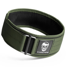 Gymreapers Quick Locking Weightlifting Belt for Bodybuilding, Powerlifting, Cross Training - 4 Inch Neoprene with Metal Buckle - Adjustable Olympic