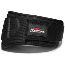 Weightlifting Belt (+ Training Plans) Fitness Belt for Bodybuilding, Strength Training, Weightlifting and Crossfit Training - Weightlifting Belt for