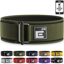 Self-Locking Weight Lifting Belt | Premium Weightlifting Belt for Serious Functional Fitness, Weight Lifting, and Olympic Lifting Athletes| Lifting