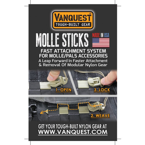 MOLLE Sticks (4 Pack) (Coyote Tan) 2