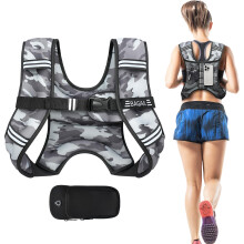 BAGAIL Weighted Vest for Strength Training, Bust Size Adjustable, Convenient Pocket, Iron Sand Weighted Vests, Ideal for Gym Workouts, Yoga Training