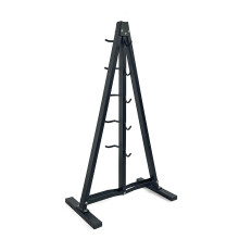 KORIKAHM Lat Pulldown Attachments Storage Rack, Wall Mounted Lat Pull Down Bar Organizer with Heavy Duty Hooks, Steel Gym Accessory Rack for Cable