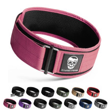 Gymreapers Quick Locking Weight Lifting Belt for Men Gym Belt for Powerlifting Deadlift Belt with 4 Inch Neoprene Metal Buckle Back Support