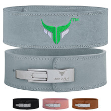 Mytra Fusion Leather Weight lifting power lifting back support belt weight lifting belt men weight lifting belt women weightlifting belt (Medium,