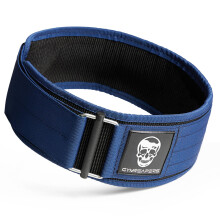 Gymreapers Quick Locking Weightlifting Belt for Bodybuilding, Powerlifting, Cross Training - 4 Inch Neoprene with Metal Buckle - Adjustable Olympic