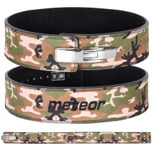 MUSCLE GYM Self-Locking Weight Lifting Belt for Men and Women | Sweat Absorbing Power Lifting Lever Pro Leather Gym Belt for Cross Fit, Power Lifting,
