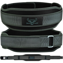 Weight Lifting Belt Double Strength 5.5 Padded Neoprene Back Gym Bodybuilding Deadlifts Lifting Exercise Fitness Workout Belts Men Women Lumbar