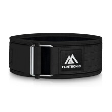 Flintronic Self-Locking Weight Lifting Belt, Weight Lifting Belt AUTO LOCK, 4''Bodybuilding Workout Belt with Sweat Bands, Powerlifting Belt Back