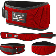 BEAST RAGE Weight Lifting Belt Auto Lock Neoprene Lumbar Support Double Padded Fitness Belt Gym Training for Men Women Curved Grip Big Loads Squats
