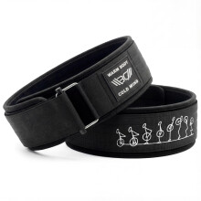 WARM BODY COLD MIND Weight Lifting Belt 4 Inch - Approved for Oly Weightlifting, Waist/Back Support for Men & Women, Powerlifting, Deadlift,