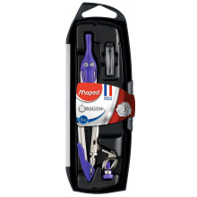 Maped 305811 Compass Set Origin, 3 Pieces, Assorted Colours