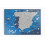 Scratchable Map of Spain blue 1