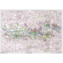 Berkshire County Map-Paper