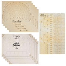 Okuna Outpost Family Tree Blank Family Cards 17" x 22" - Pack of 15