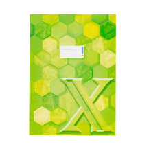 HERMA 20086 Notebook Cover A4 Cardboard Light Green, Pack of 10, Refined Notebook Cover with Labelling Field Made of Sturdy and Extra Strong Paper,