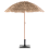 Beliani Market Parasol 175 cm CIVETTA Natural 4