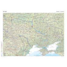 The Times Atlas: Ukraine and Moldova - Compact - 56 x 41 cm Poster - Front Lamination