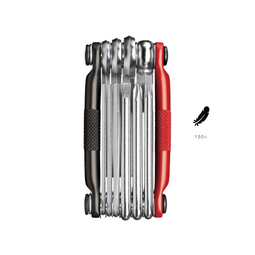 Crankbrothers Multi-10 Bicycle Multi-Tool, Red 2
