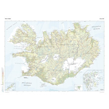 The Times Atlas: Iceland - 92 x 67 cm Poster - Front Lamination