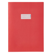 HERMA 5532 Paper Exercise Book Covers DIN A4 with Labelling Field Made from Strong Recycled Waste Paper and Rich Colours Set of 10 Exercise Book