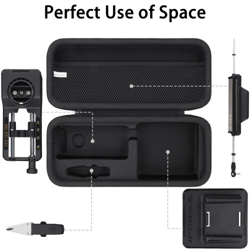 Strong Carrying Hard Case for Work Sharp Precision Adjust Knife Sharpener by Aenllosi(only case) Black 1