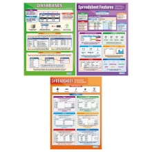 Databases Posters - Set of 3 | ICT Posters | Gloss Paper measuring 850mm x 594mm (A1) | Computing Charts for the Classroom | Education Charts by